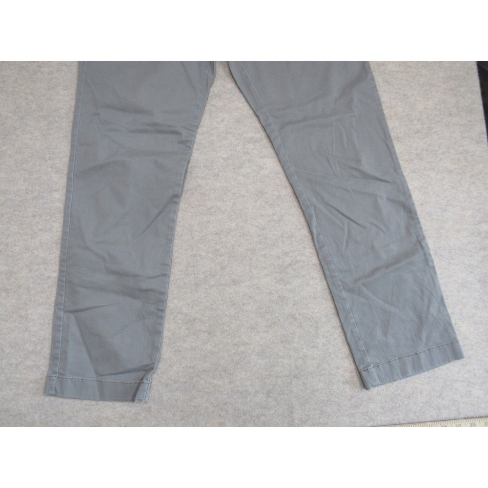 J.Crew 770 Straight Fit Chinos Mens 34x32 Grey Re-Imagined Stretch Cotton Pants - Picture 4 of 11